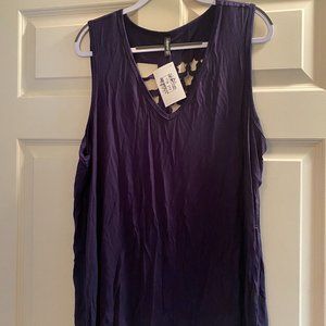 Star Spangled Banner Clique Tank Top~~Size 2X NWT